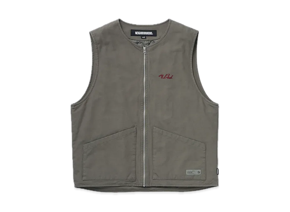 NEIGHBORHOOD Padded Work Vest "Olive Drab"