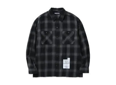 NEIGHBORHOOD Hombre Check Shirt LS "Black/Gray"