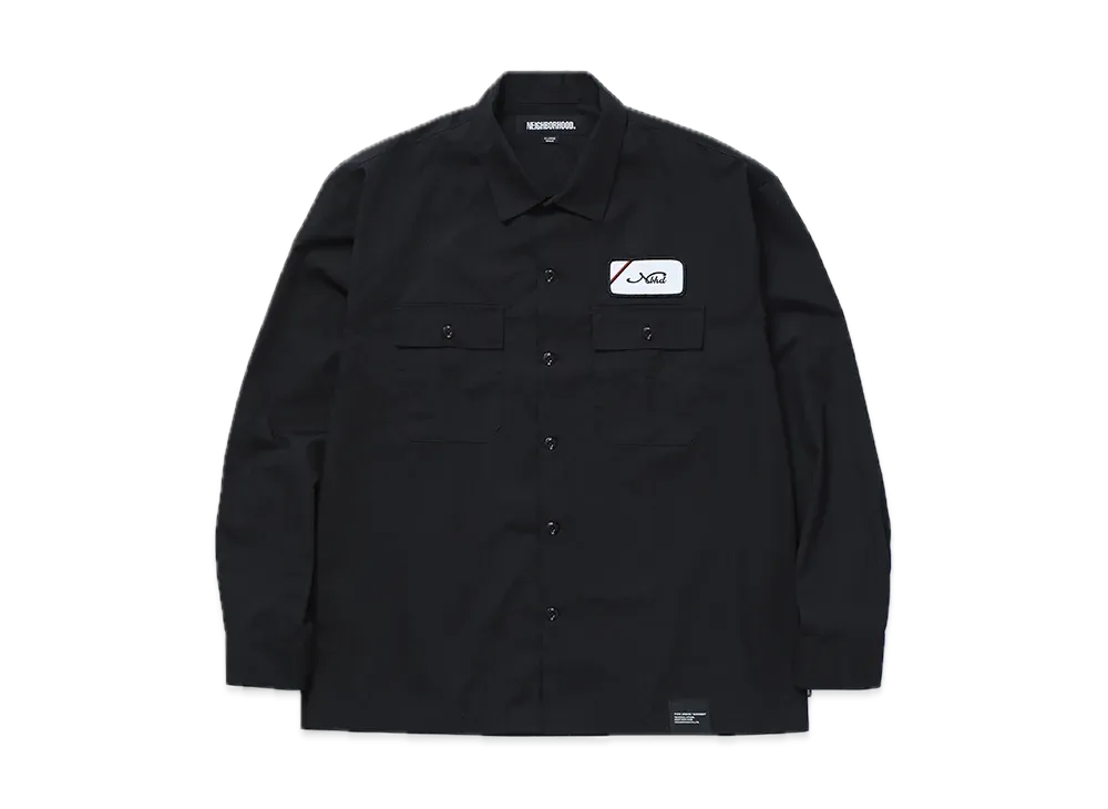 NEIGHBORHOOD Classic Work Shirt LS-1 "Black"