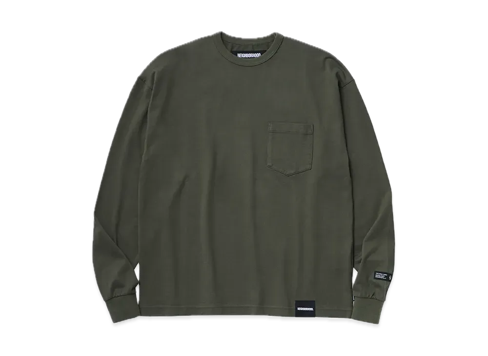 NEIGHBORHOOD Classic Crewneck-P LS "Olive Drab"
