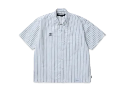 NEIGHBORHOOD Stripe Work Shirt SS "White"