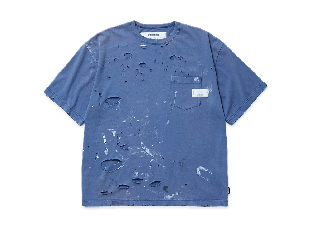 NEIGHBORHOOD Savage Crewneck-P SS "Blue"