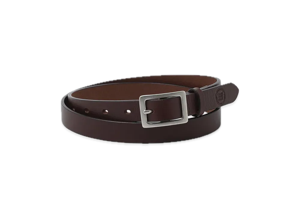 NEIGHBORHOOD Leather Narrow Belt "Brown"