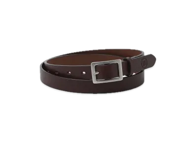 NEIGHBORHOOD Leather Narrow Belt "Brown"