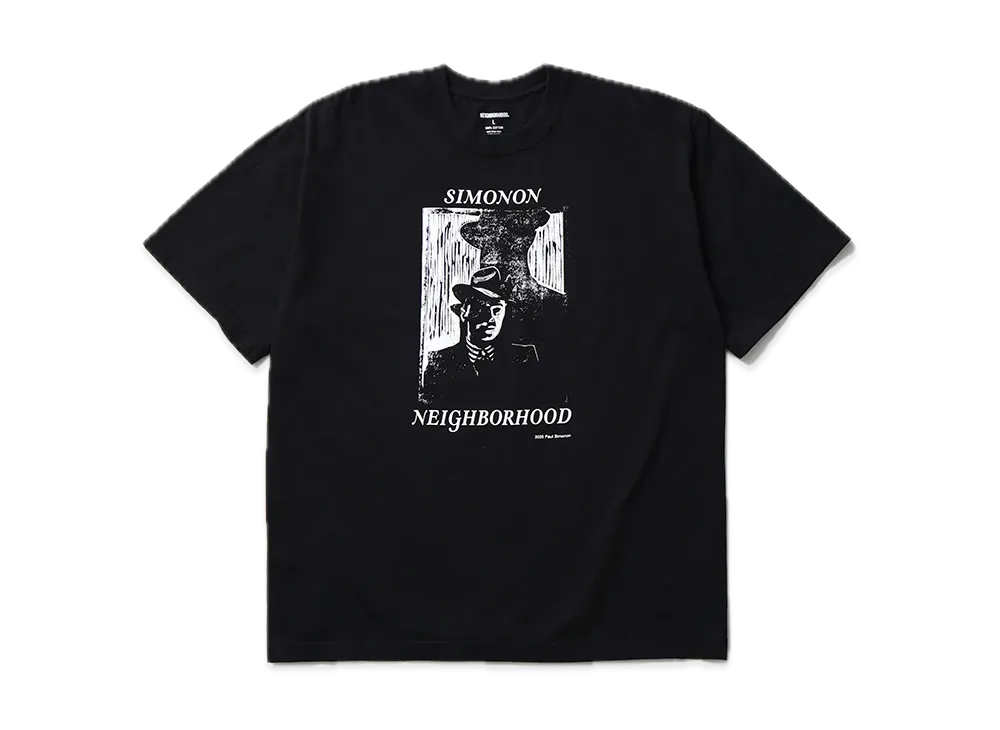 NEIGHBORHOOD x PAUL SIMONON Tee SS-1 "Black"