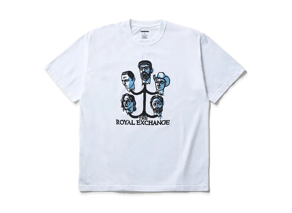 NEIGHBORHOOD x The Royal Exchange Tee SS "White"