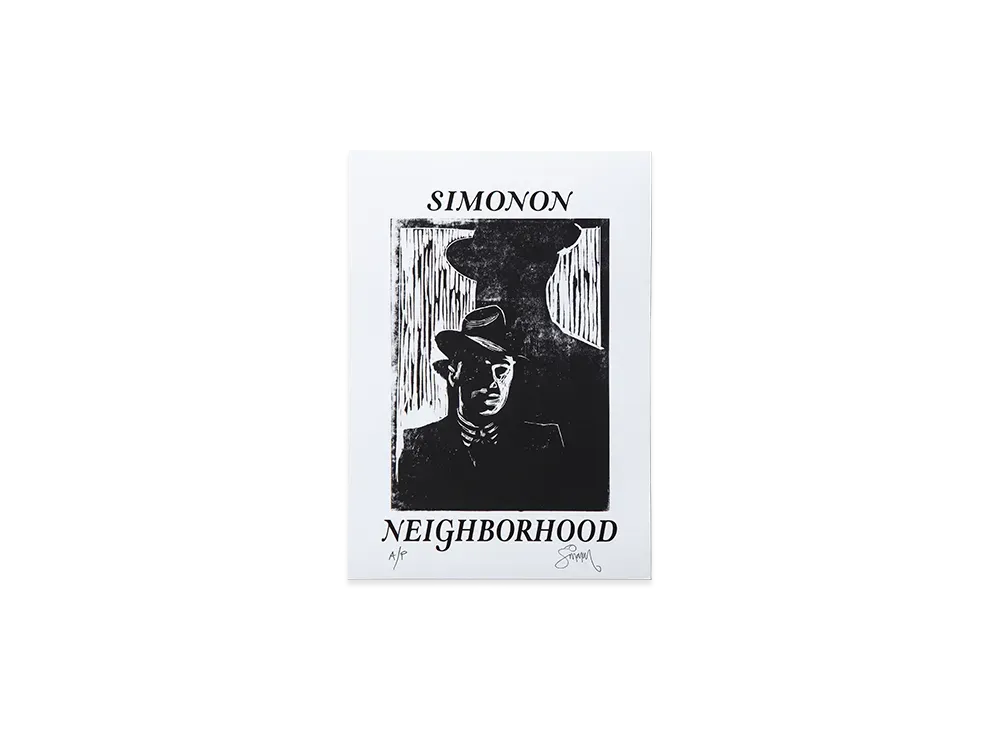 NEIGHBORHOOD x PAUL SIMONON Poster-1 "Black"