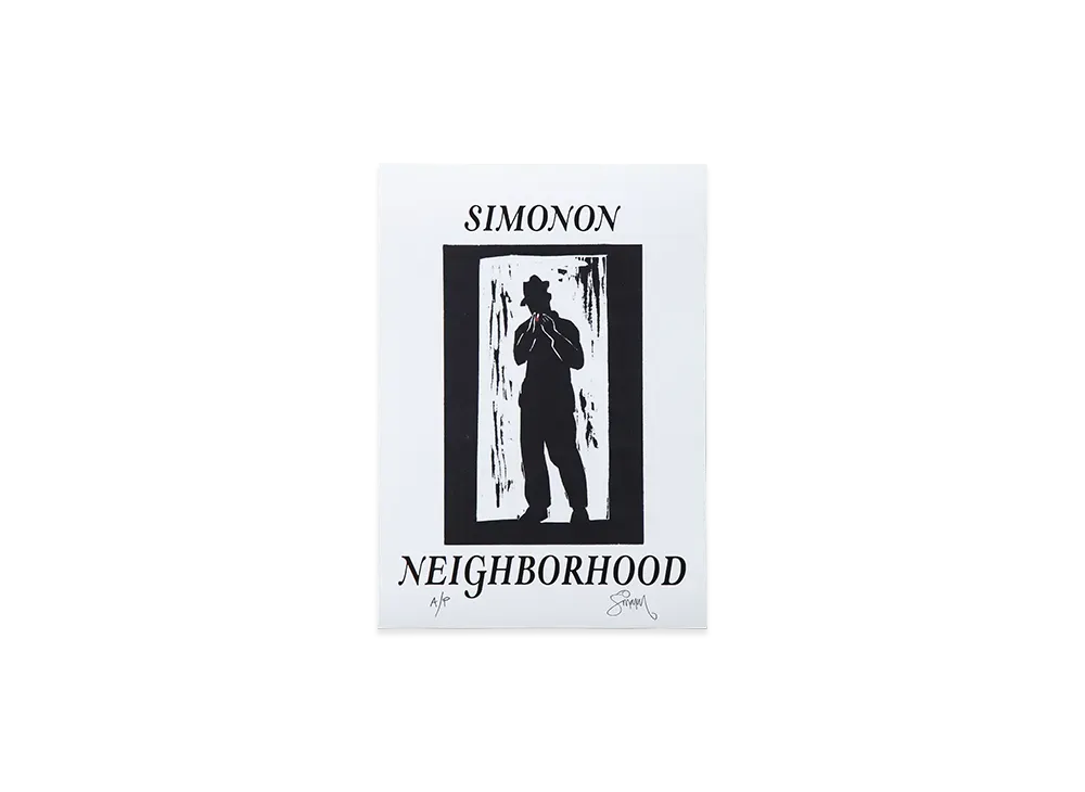 NEIGHBORHOOD x PAUL SIMONON Poster-2 "Black"