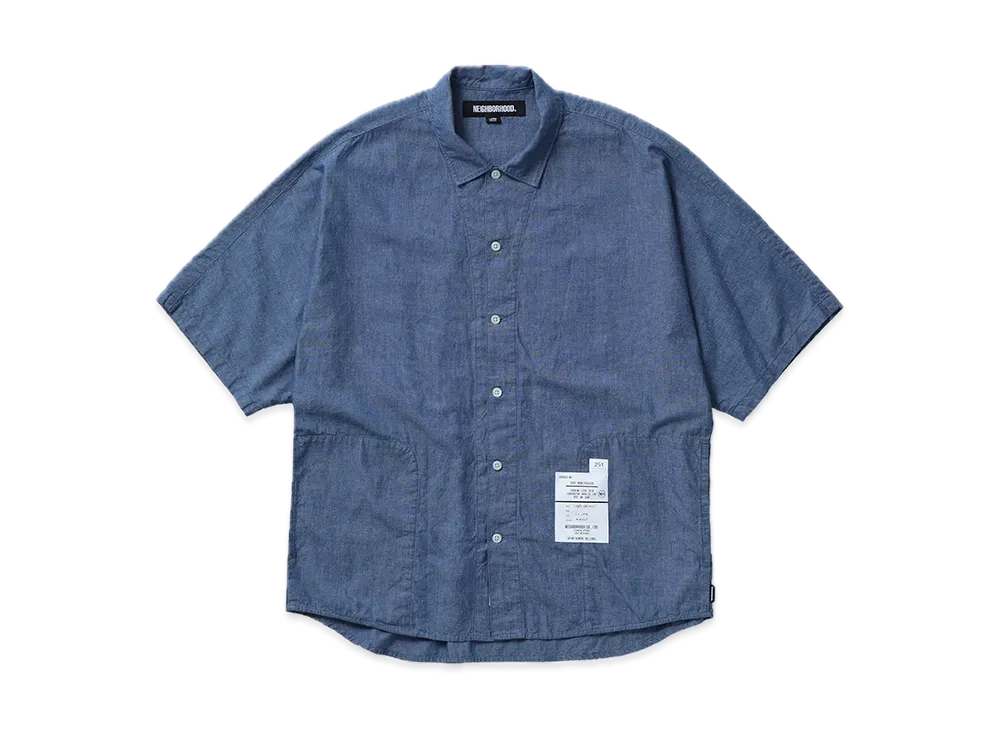 NEIGHBORHOOD Dolmansleeve Shirt SS "Indigo"