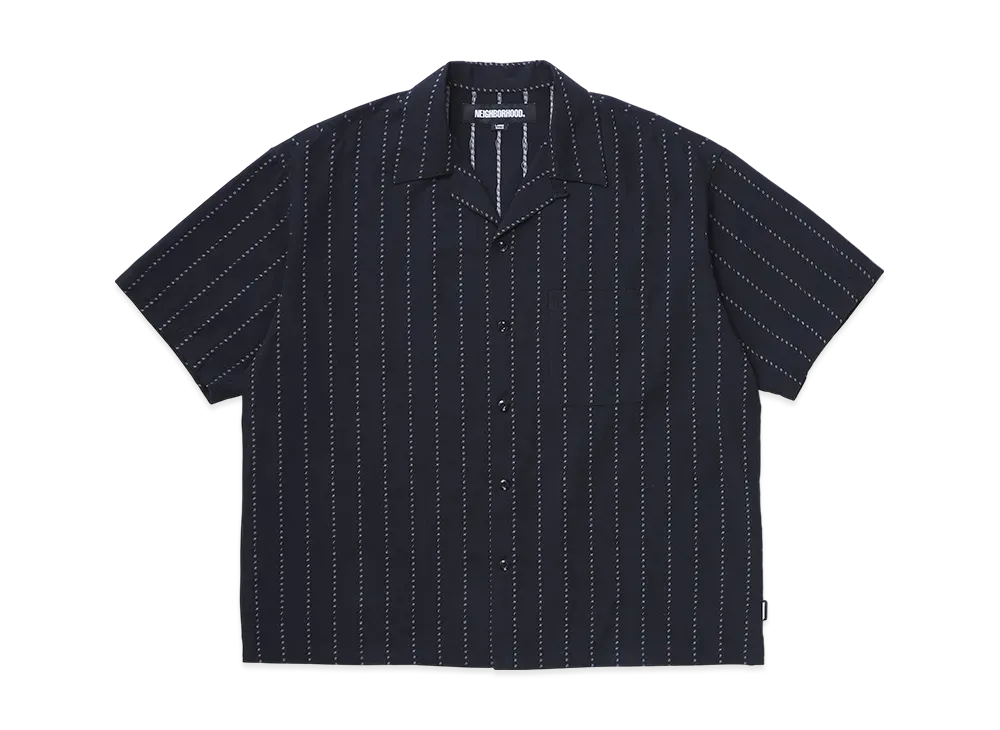 NEIGHBORHOOD Dobby Hawaiian Shirt SS "Black"