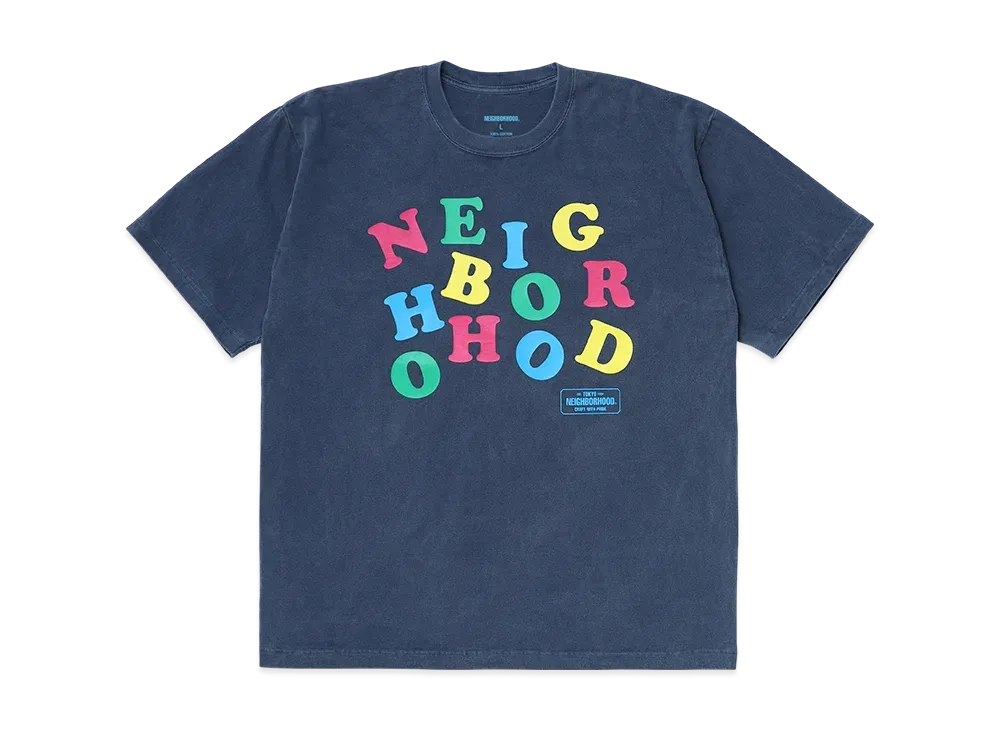 NEIGHBORHOOD NH . Tee SS-8 "Navy"