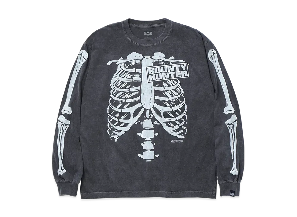 NEIGHBORHOOD x BOUNTY HUNTER Tee LS-1 "Black"