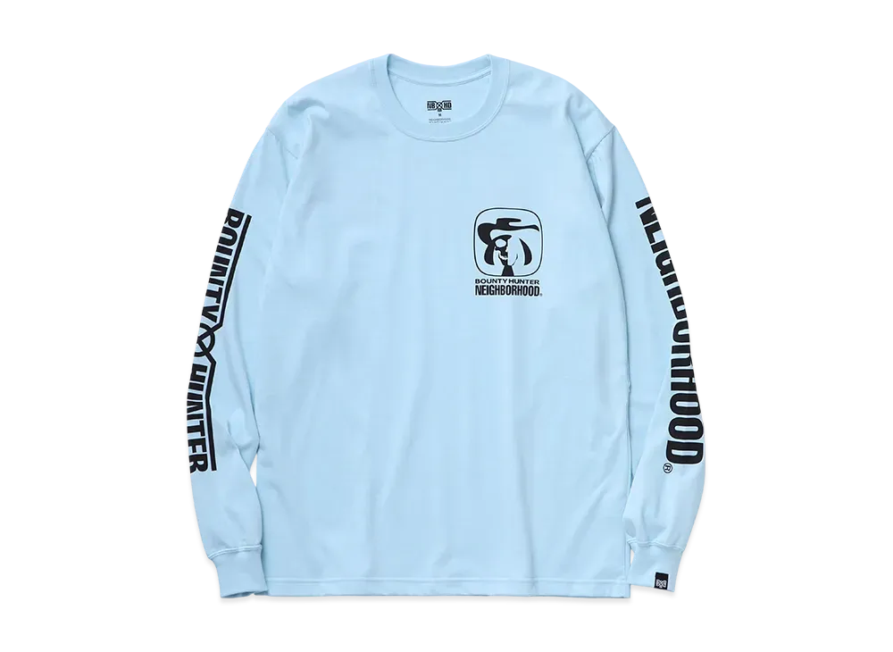 NEIGHBORHOOD x BOUNTY HUNTER Tee LS-2 "Saxe"