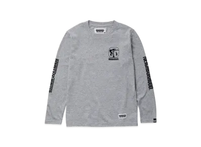 NEIGHBORHOOD x BOUNTY HUNTER Tee LS-1 "Gray"