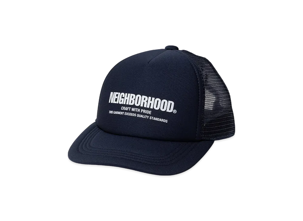 NEIGHBORHOOD OT . Mesh Cap "Navy"
