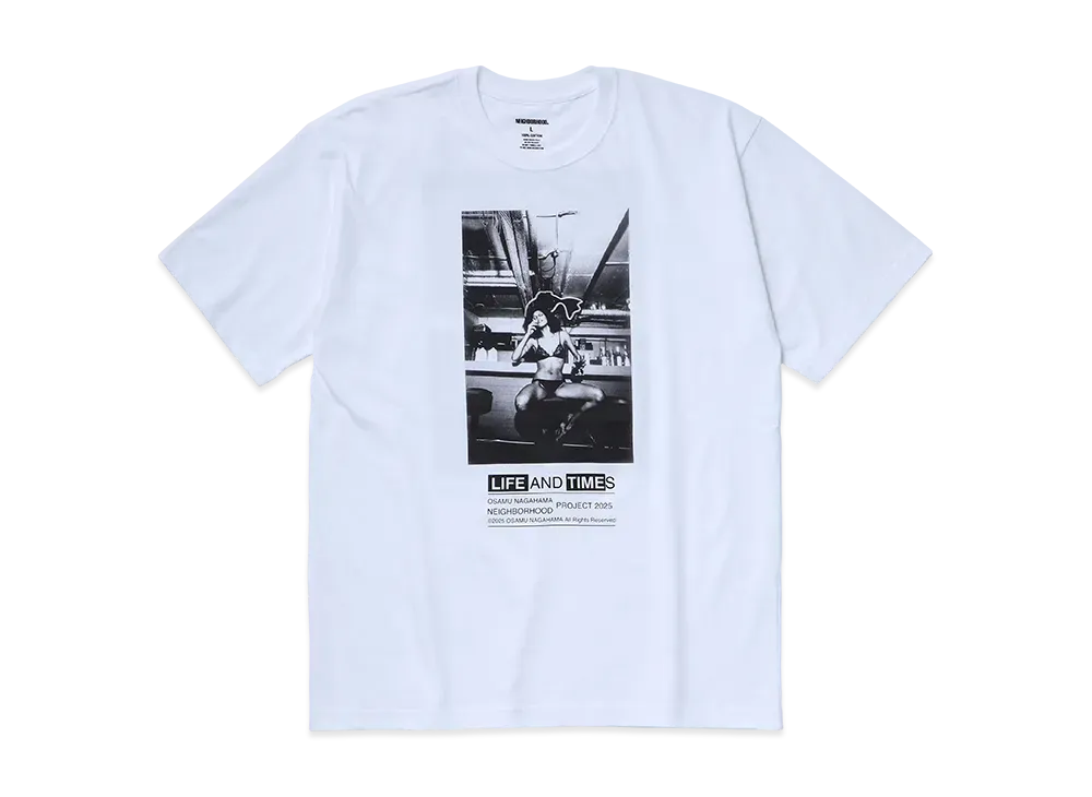 NEIGHBORHOOD x Osamu Nagahama Tee SS-3 "White"