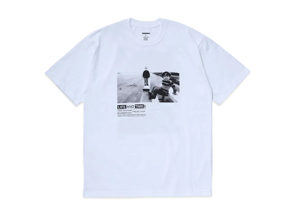 NEIGHBORHOOD x Osamu Nagahama Tee SS-5 "White"