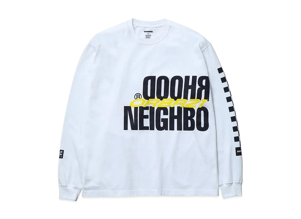 NEIGHBORHOOD x Oracle Red Bull Racing x HONDA LS Tee "White"