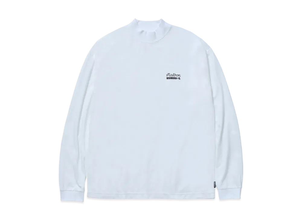 NEIGHBORHOOD x Malbon Golf Mocneck LS "White"
