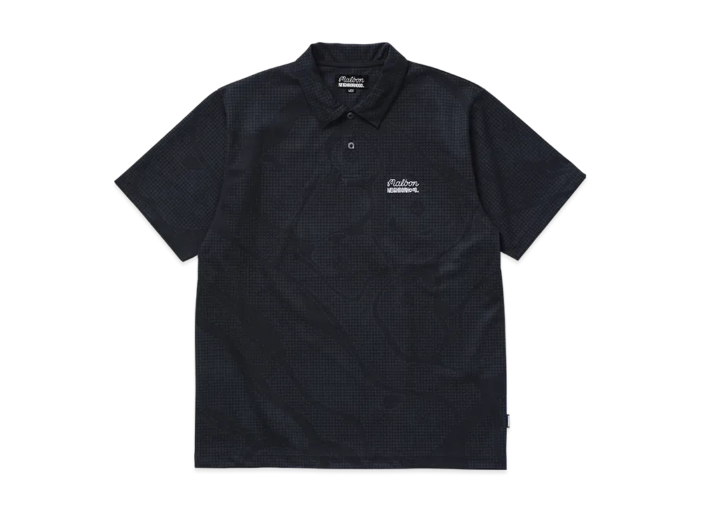 NEIGHBORHOOD x Malbon Golf Course Camo Pattern Polo SS