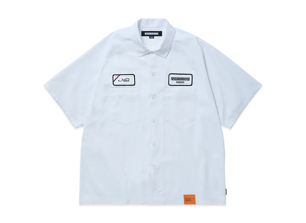 NEIGHBORHOOD Classic Work Shirt SS-2 "White"