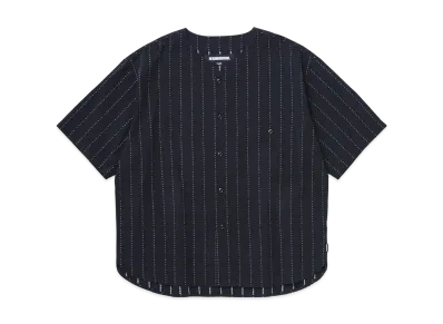 NEIGHBORHOOD Dobby No Collar Shirt SS "Black"
