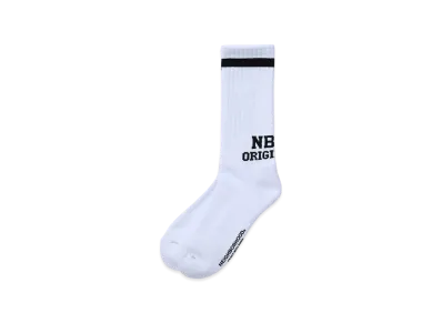 NEIGHBORHOOD Logo Line Socks "White"