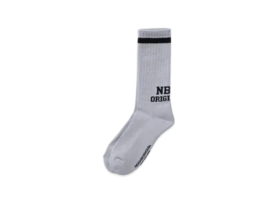 NEIGHBORHOOD Logo Line Socks "Gray"