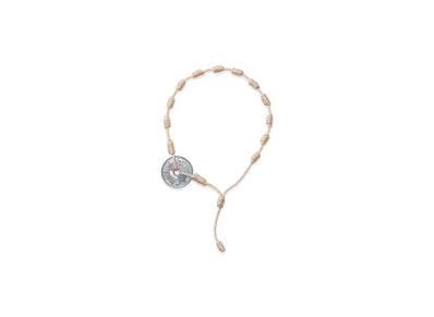 NEIGHBORHOOD Cord Coin Bracelet "Beige"