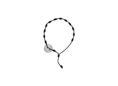 NEIGHBORHOOD Cord Coin Bracelet "Black"