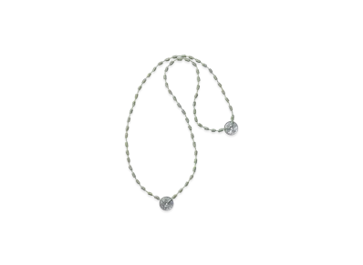 NEIGHBORHOOD Cord Coin Necklace "Green"