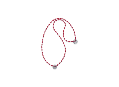 NEIGHBORHOOD Cord Coin Necklace "Red"