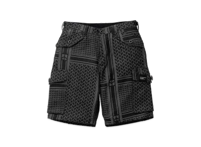 NEIGHBORHOOD JQ Shemagh Cargo Short Pants "Black"