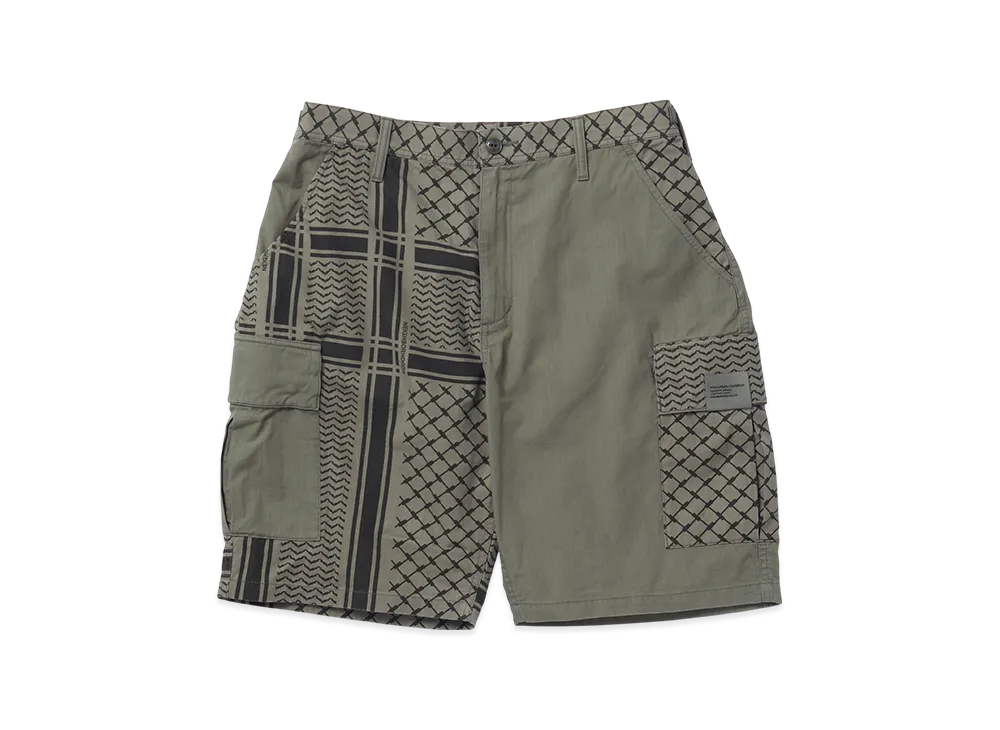NEIGHBORHOOD PT Shemagh BDU Short Pants "Olive Drab"