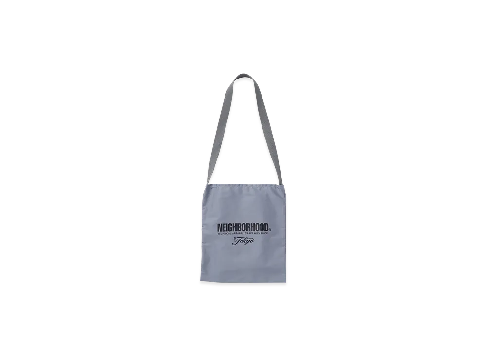 NEIGHBORHOOD Logo Shoulder Bag "Gray"