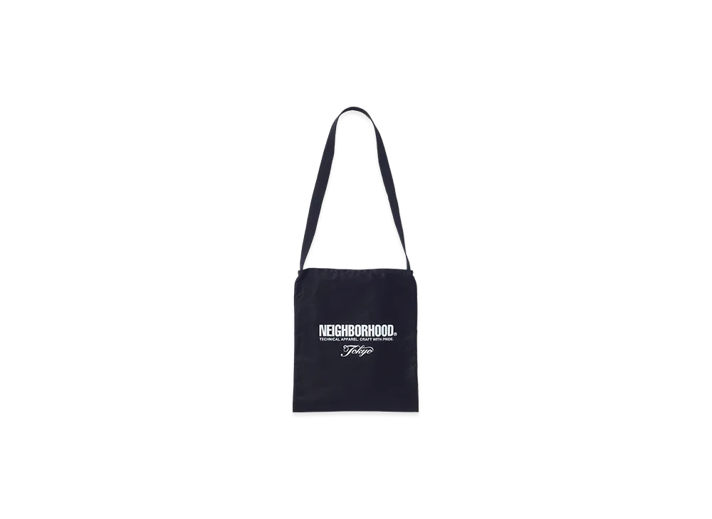 NEIGHBORHOOD Logo Shoulder Bag "Black"