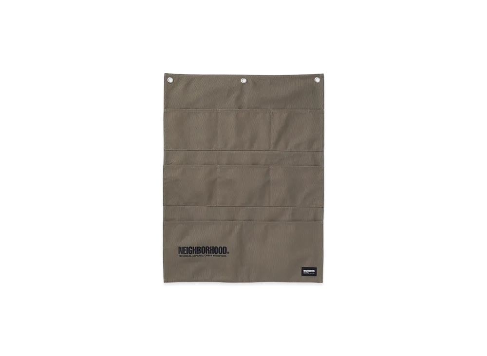 NEIGHBORHOOD Wall Pocket "Olive Drab"