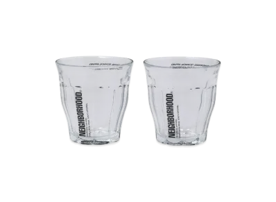 NEIGHBORHOOD Logo Duralex Glass Set "Clear"