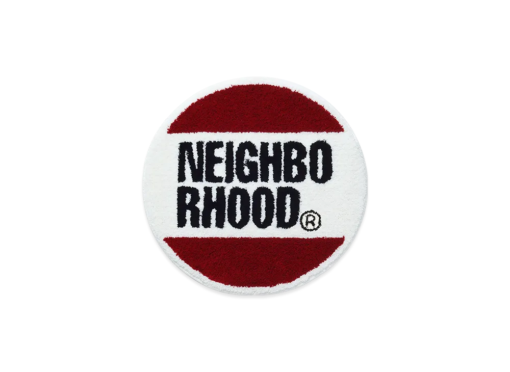 NEIGHBORHOOD x Gallery 1950 . Circle Rug Mat "Red"