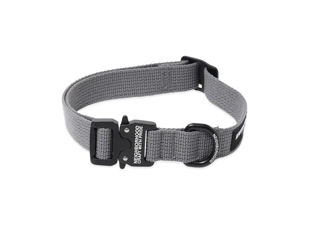NEIGHBORHOOD Dog Collar Wide "Gray"