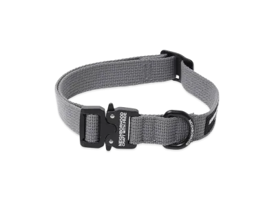 NEIGHBORHOOD Dog Collar Wide "Gray"