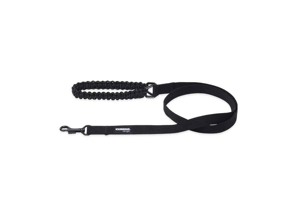 NEIGHBORHOOD Dog Leash Wide "Black"
