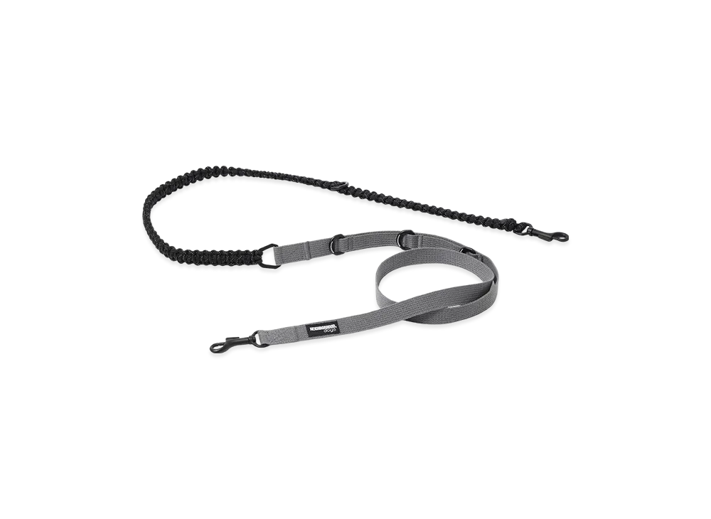 NEIGHBORHOOD Dog Leash Long "Gray"