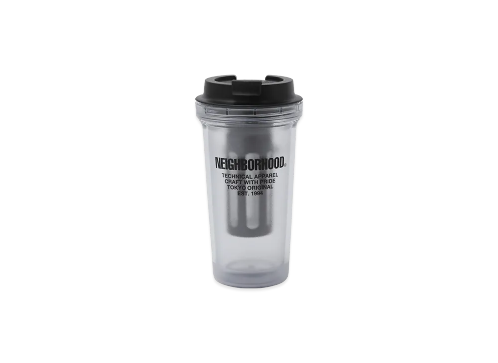 NEIGHBORHOOD Wallmug Bearl & Strainer Set "Clear"