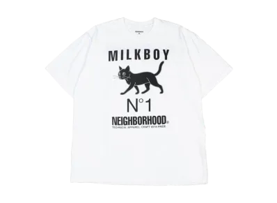 NEIGHBORHOOD x MILK BOY Tee "White"