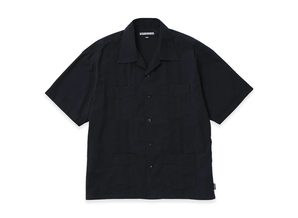 NEIGHBORHOOD Guayabera Shirt SS "Black"