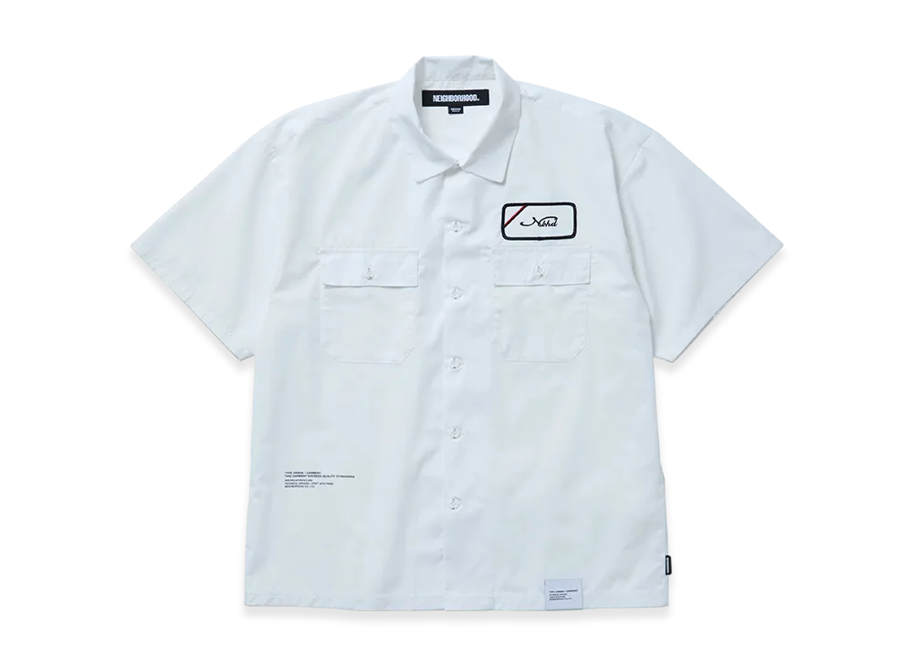 NEIGHBORHOOD Classic Work Shirt SS-1 "White"