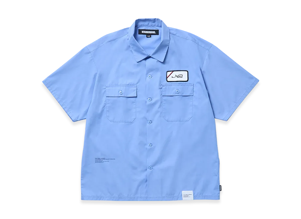 NEIGHBORHOOD Classic Work Shirt SS-1 "Blue"