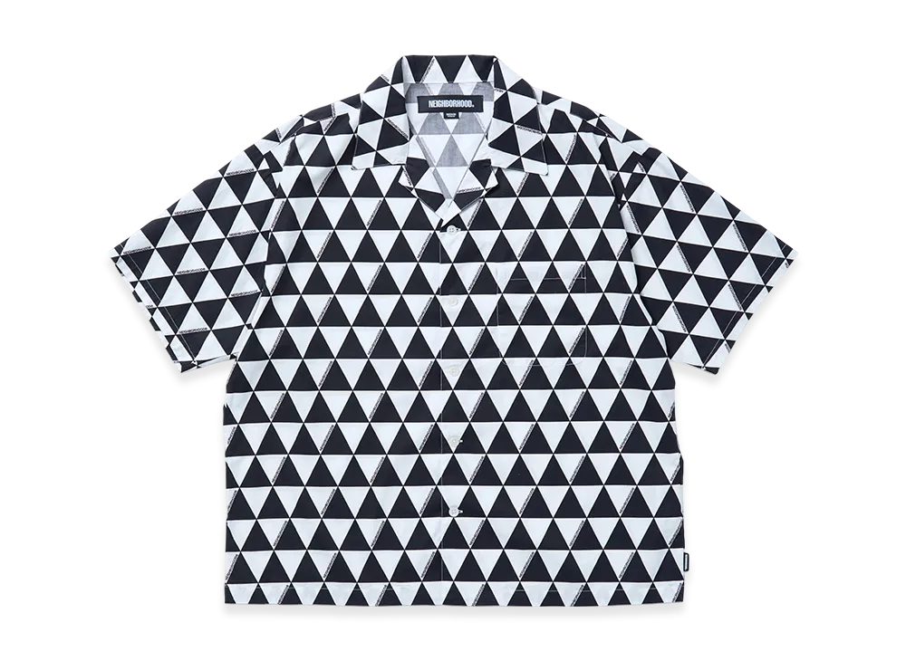 NEIGHBORHOOD Triangle Pattern Hawaiian Shirt SS "White"