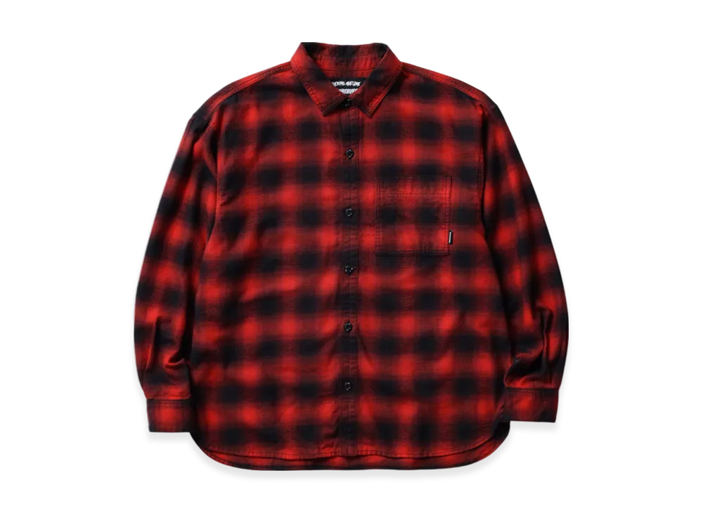 NEIGHBORHOOD x Fucking Awesome Hombre Check Shirt LS "Red"